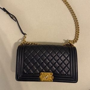 Caviar Quilted New Medium Boy Flap